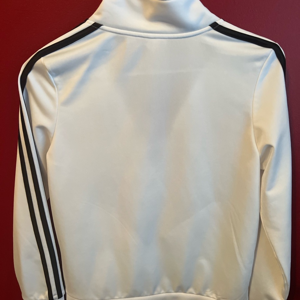 Adidas Boys Zip Front Iconic Tricot Jacket - Picture 4 of 6